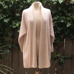 Vince ivory wool textured shawl cardigan sz S/P🏠